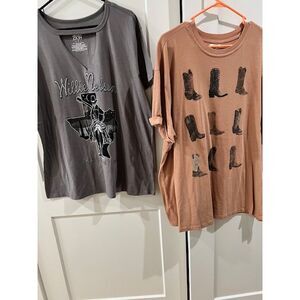 Zion Boutique Dog Print Tank Top & Graphic Print Tank Bundle Casual Summer TOPS